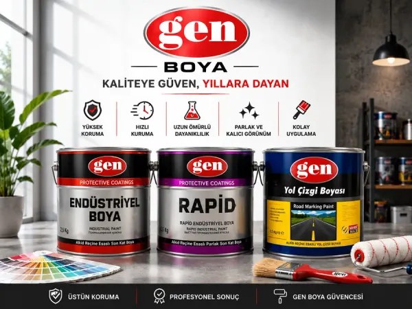GEN Endüstriyel Boya, Rapid ve Yol Çizgi Boyası — alkid reçine esaslı