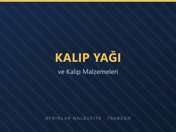 Kalıp yağı bidonu ve uygulama ekipmanı
