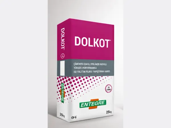 Entegre Dolkot ısı yalıtım plaka yapıştırma harcı, 25 kg