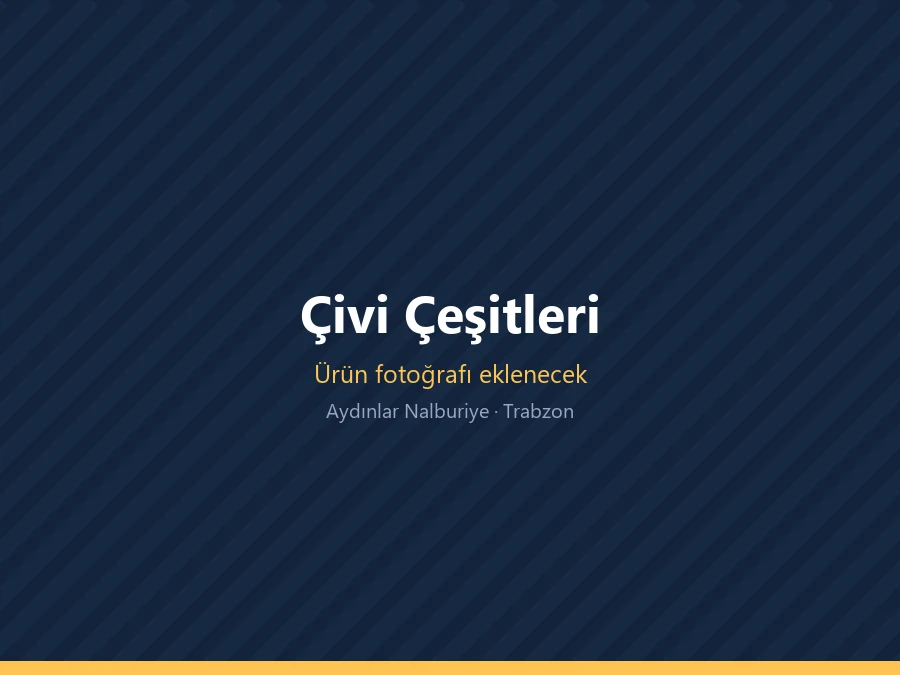 Farklı boylarda inşaat ve kalıp çivisi çeşitleri