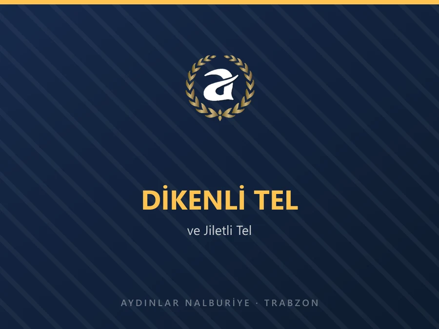 Rulo hâlinde galvaniz dikenli tel ve jiletli tel