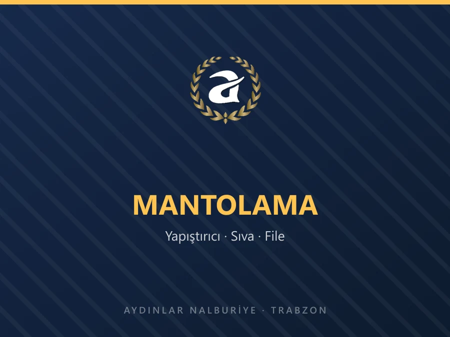 Mantolama yapıştırıcı torbası, donatı filesi, dübel ve köşe profili