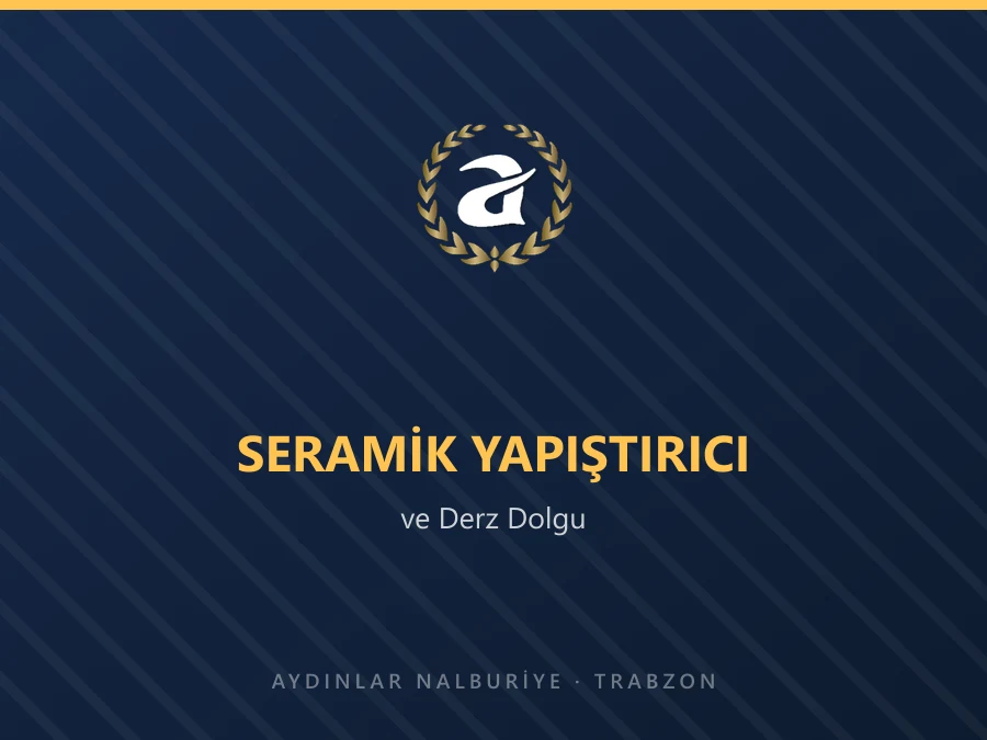 Seramik yapıştırıcı torbası, derz dolgu ve tarak mala