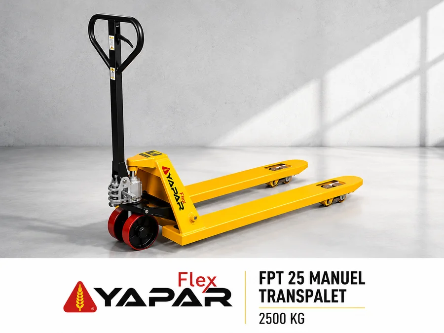 Yapar Flex FPT 25 sarı manuel transpalet